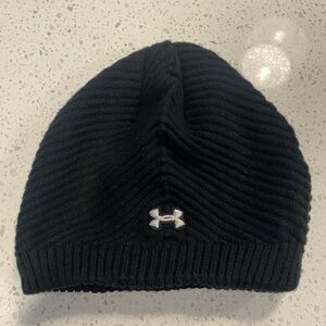 Under Armour Black Knit Beanie Women’s